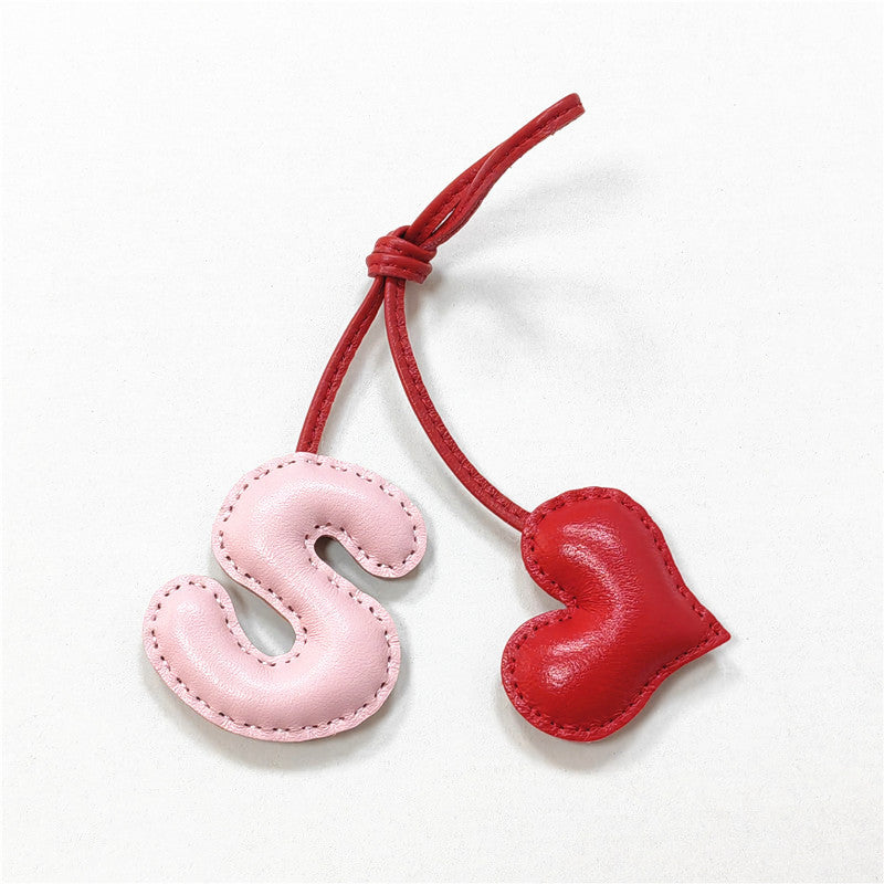 Handmade Stitching Letters With Love English Letters Bag Ornaments