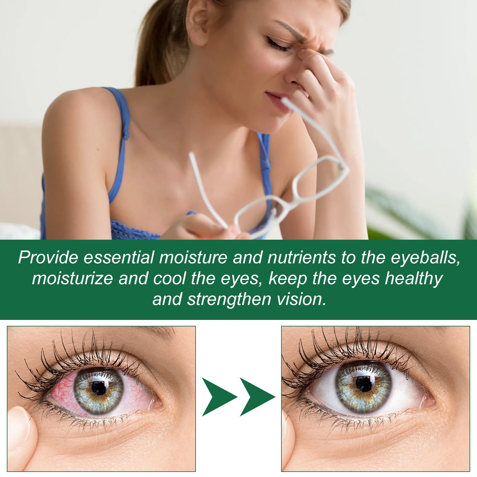 Relieving Eye Fatigue And Dry Care Solution
