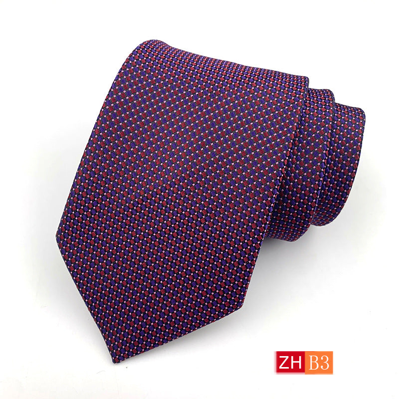 Cravate combinée homme en polyester et soie