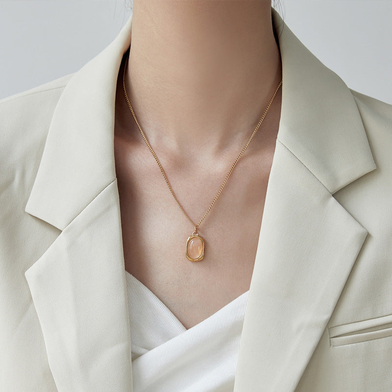 Women's Roman Metal Necklace Collarbone Chain