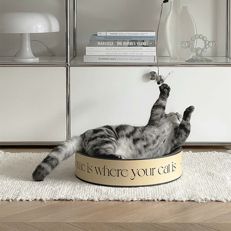 Round Corrugated Paper Wear-resistant Cat Scratching Board