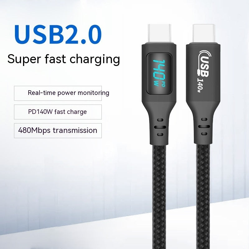 Câble de charge ultra-rapide double Type-C