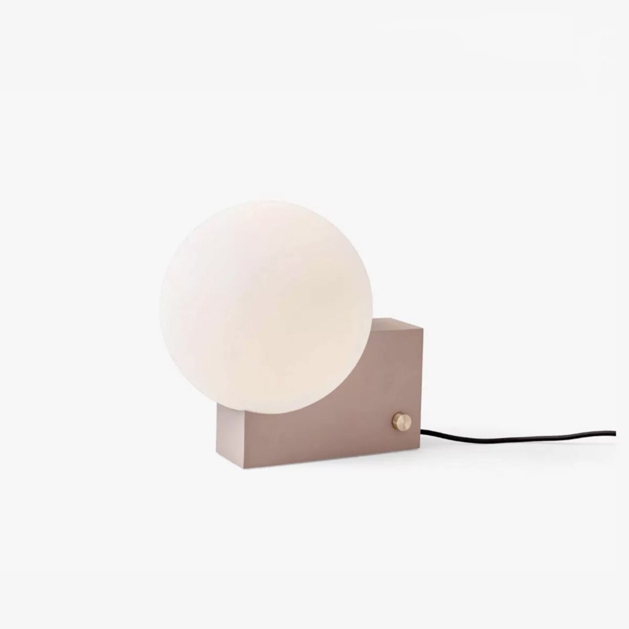 Lampe de Table Décorative Nordic Milky White Moon Design Danois