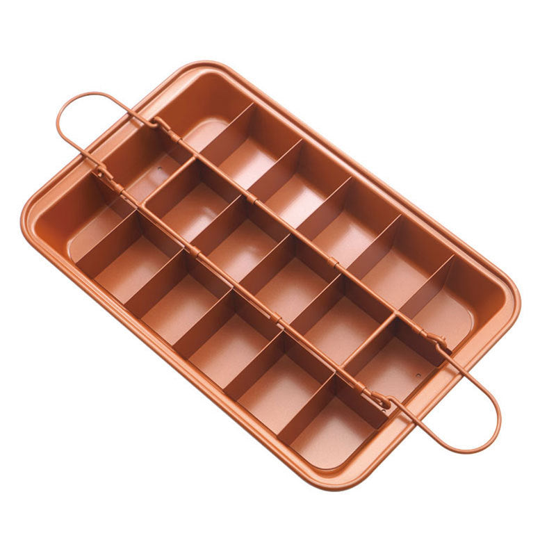Bandeja para hornear brownies transfronteriza Molde rectangular para pasteles
