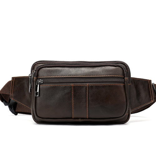 Sac banane en cuir pour homme