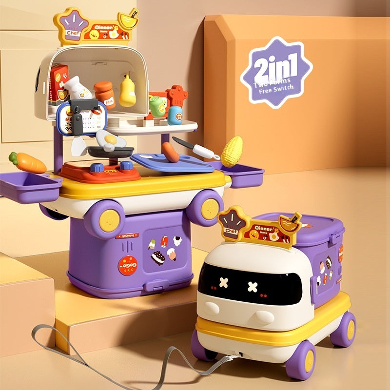 Play House Cute Multi-functional Kitchen Medical Makeup