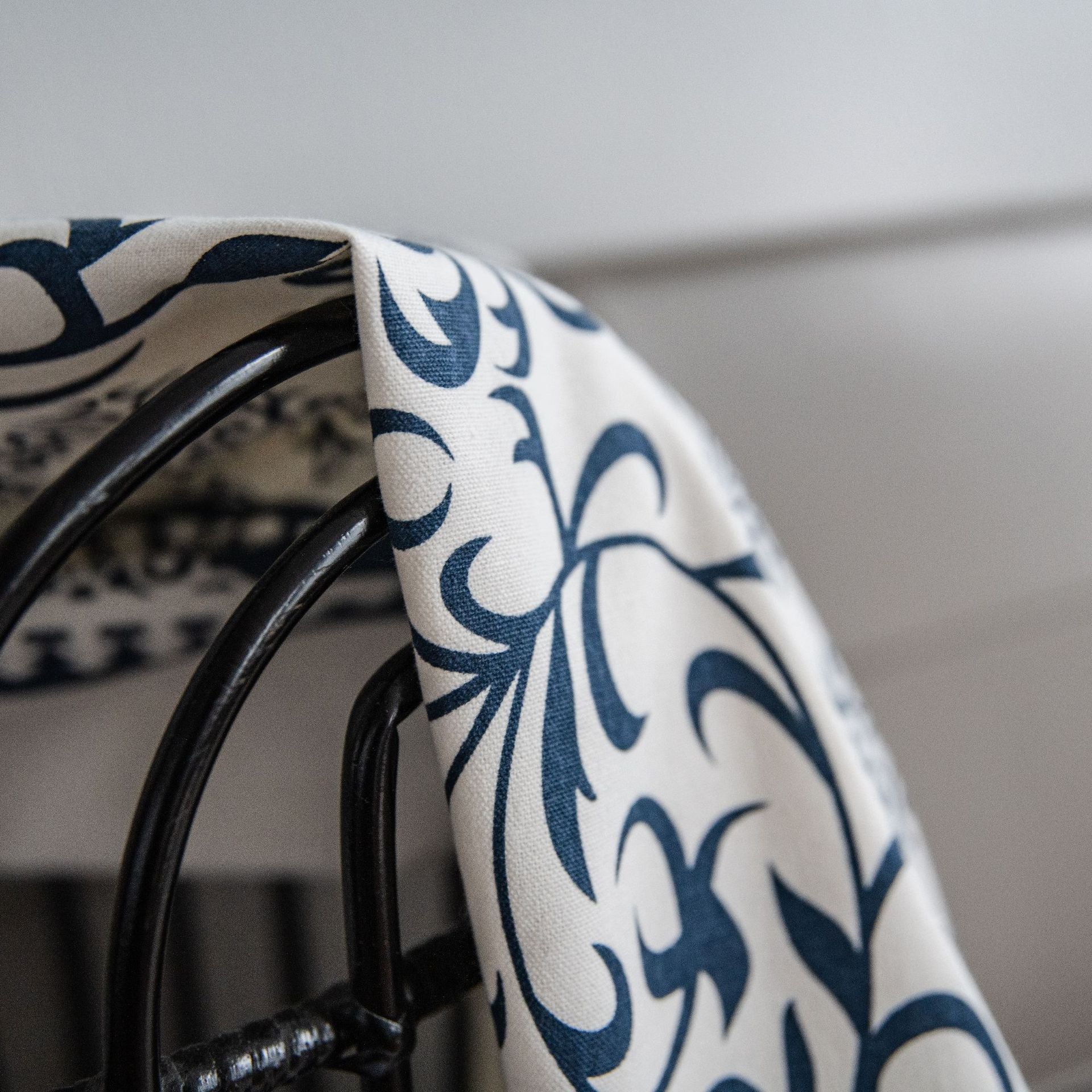 Half Shade Cotton And Linen Printed Curtain