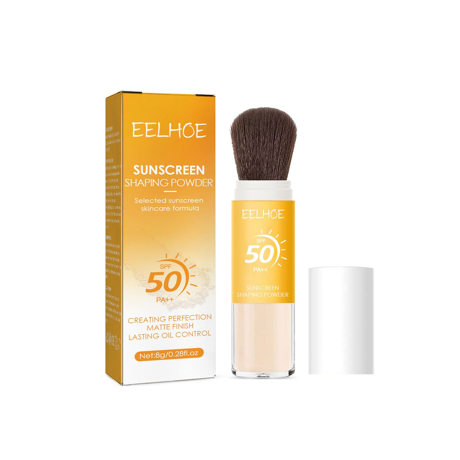 Poudre de maquillage naturelle légère respirante et waterproof