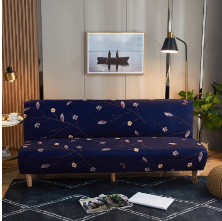 Housse de canapé-lit pliable sans accoudoirs extensible tout compris