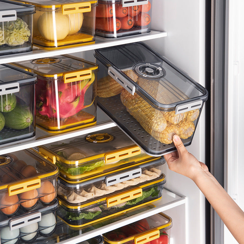 Refrigerator Storage Box Plastic Kitchen Finishing Crisper