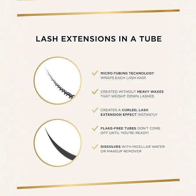 Mascara recourbant longue tenue, naturel et anti-bavures