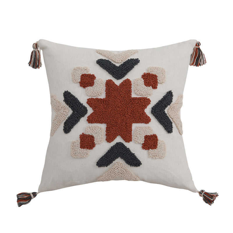 Geometric waist pillow sofa back cushion