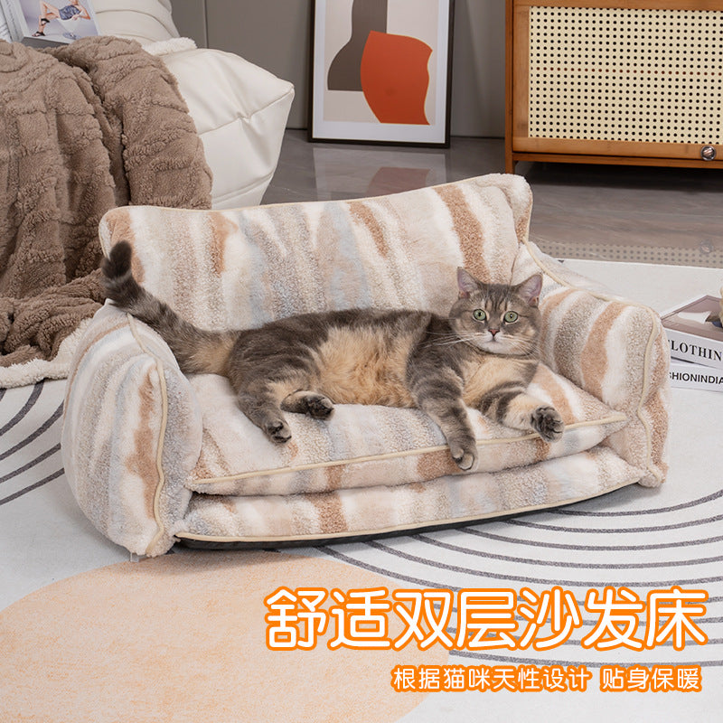 Canapé pour animaux entièrement déhoussable et lavable Niche pour chien et chat