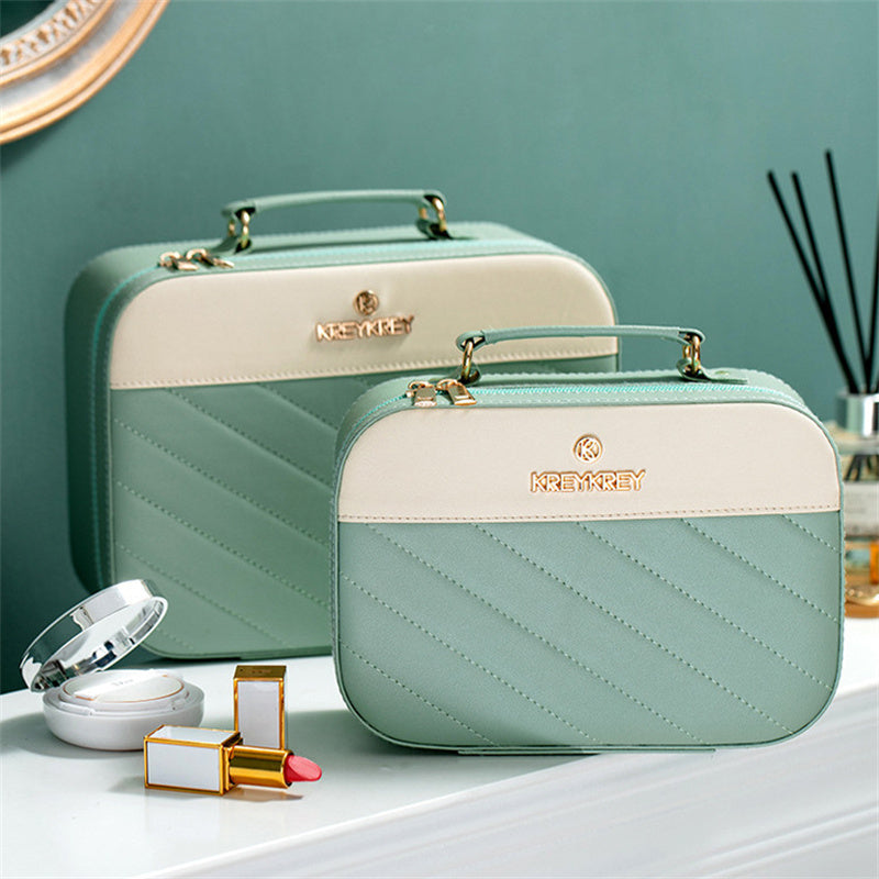Trousse de Maquillage Portable Grande Capacité pour Femme