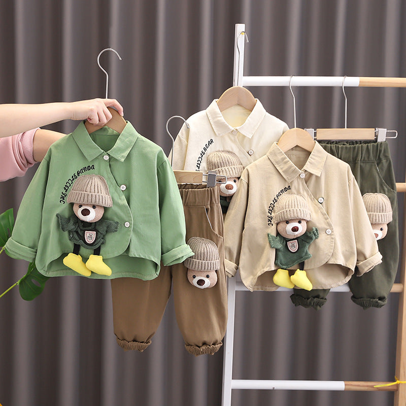 Baby Western Style Fashion Spring Clothing Suit