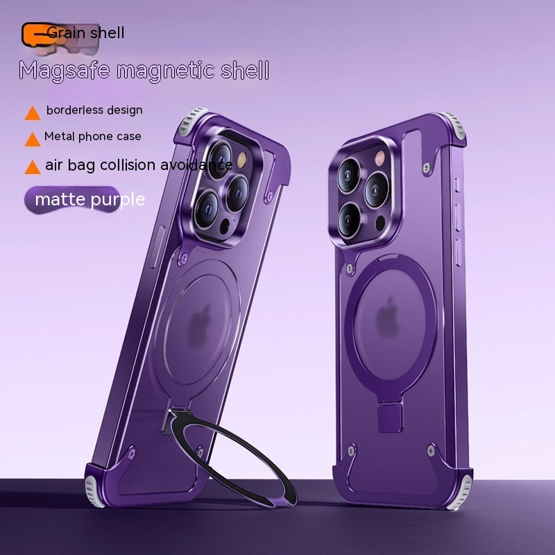 Metal Anti-fall Airbag Magnetic Phone Case