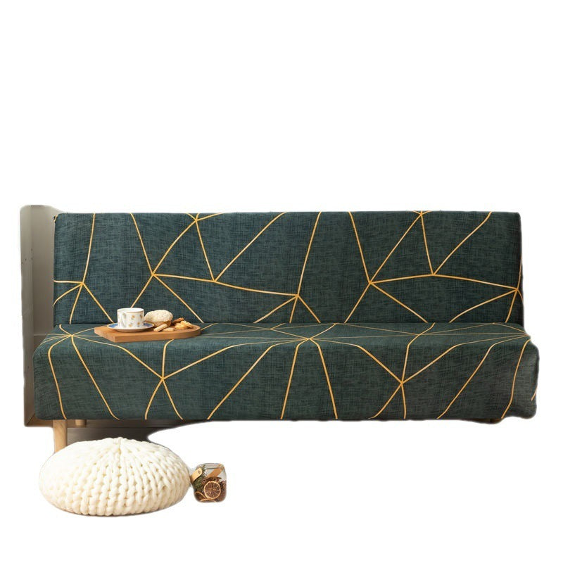 No Armrest Folding Sofa Bed Cover Universal Sofa Cover All-inclusive Simple Sofa Cover Fabric 18 M Sofa Cover