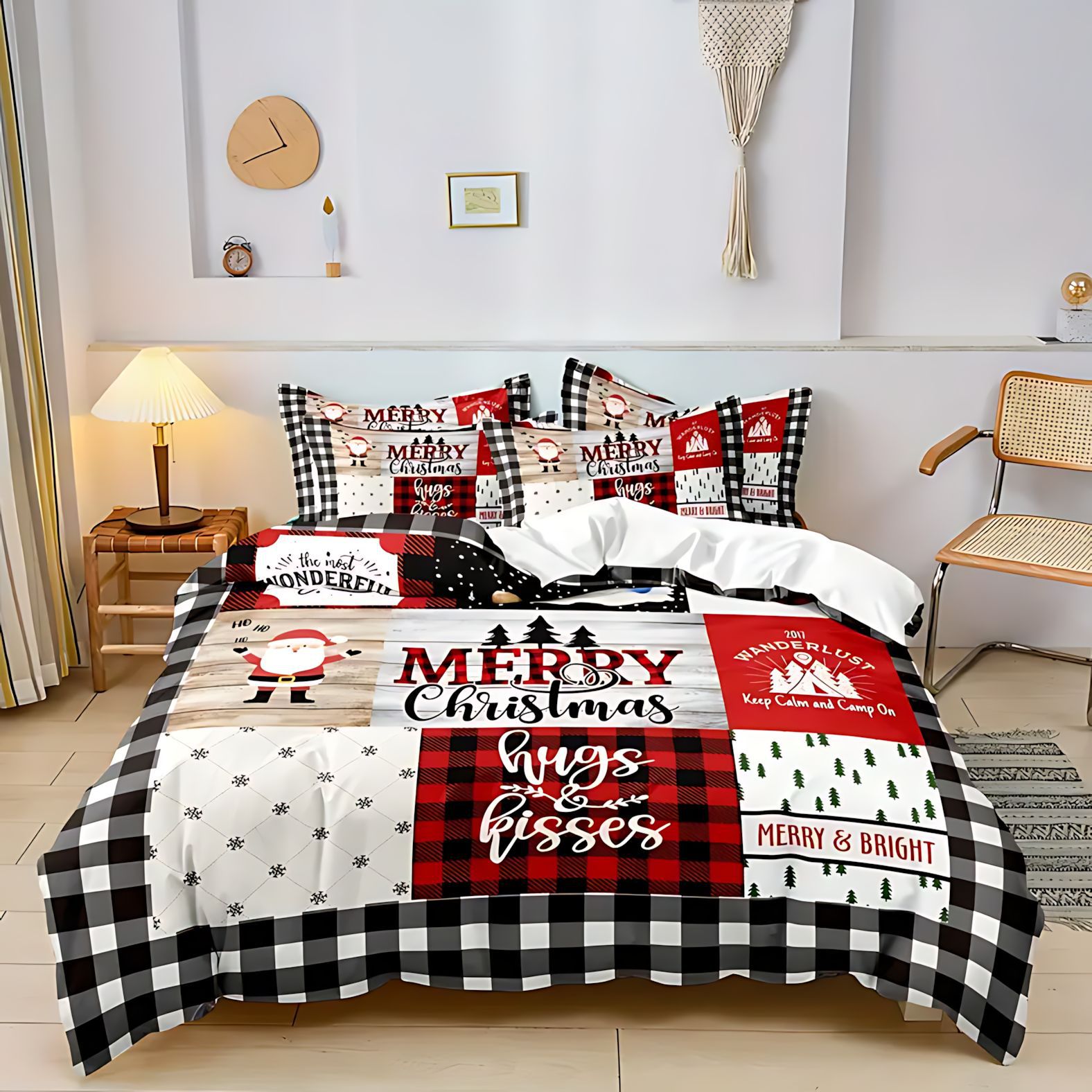 High-definition Digital Printing Brushed Bedding Set