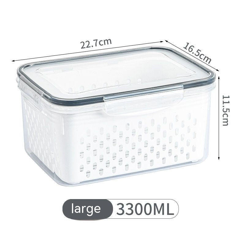 Boîte de conservation multifonctionnelle pour fruits et légumes, à placer au réfrigérateur