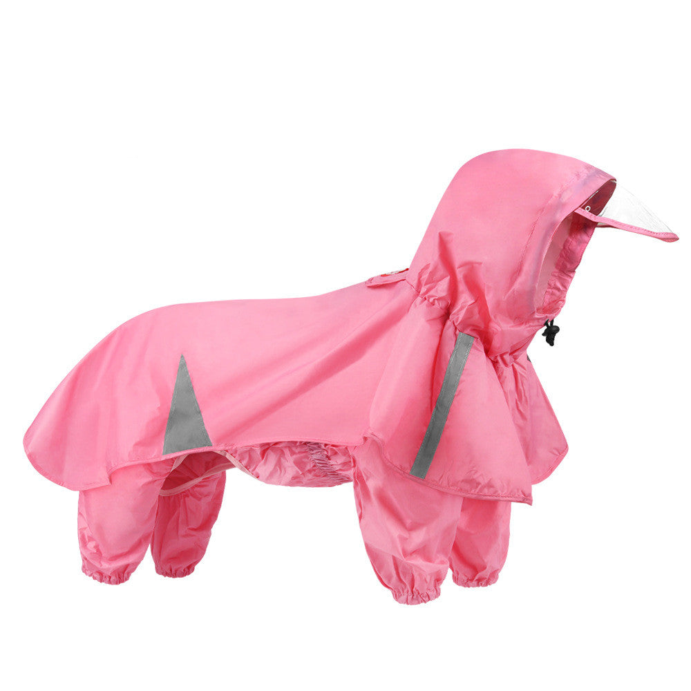 Manteau de pluie à capuche personnalisé pour animaux de compagnie