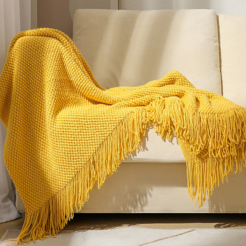 Sofa Cover Cover Blanket Blanket Pineapple Plaid Knitting
