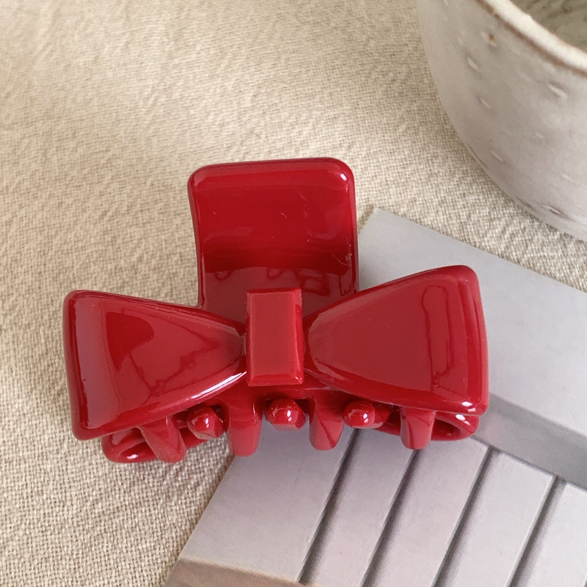 Bow Small Grabbing Simple Small Hair Clip Bangs Shark