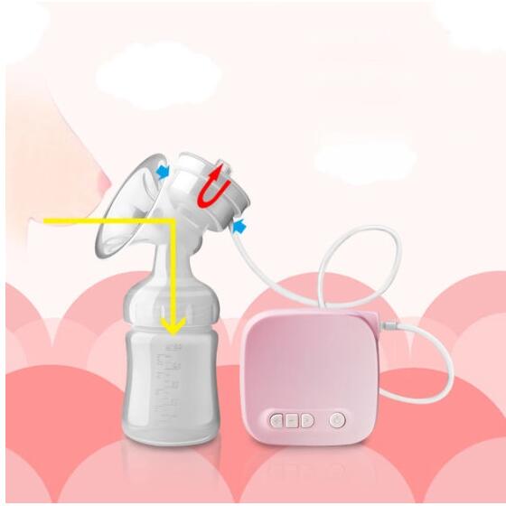 Kit de tire-lait automatique électrique Pompe à lait Naturel Aspiration Mamelon Biberon USB Tire-lait BM