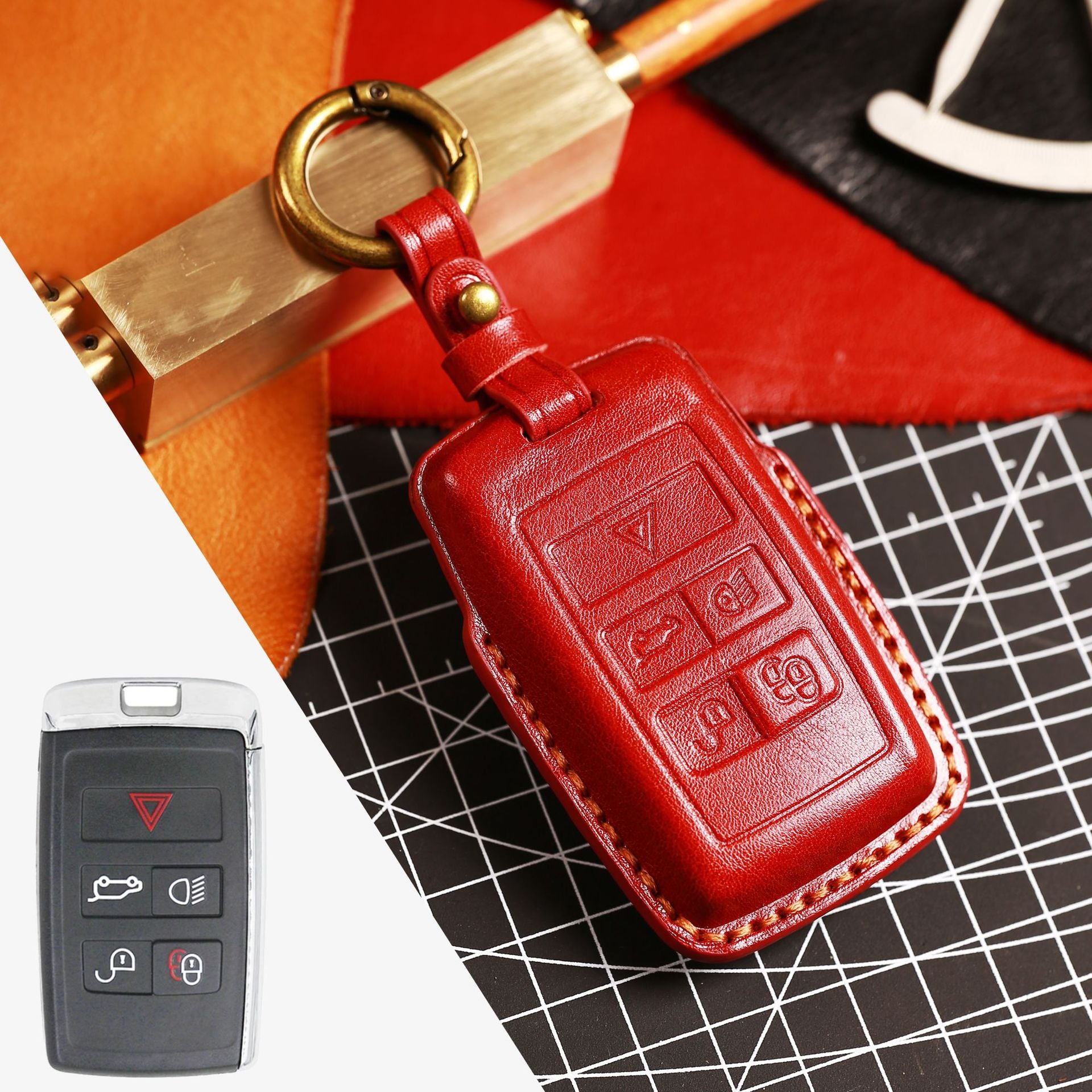 New Fashion Personality Leather Key Cover