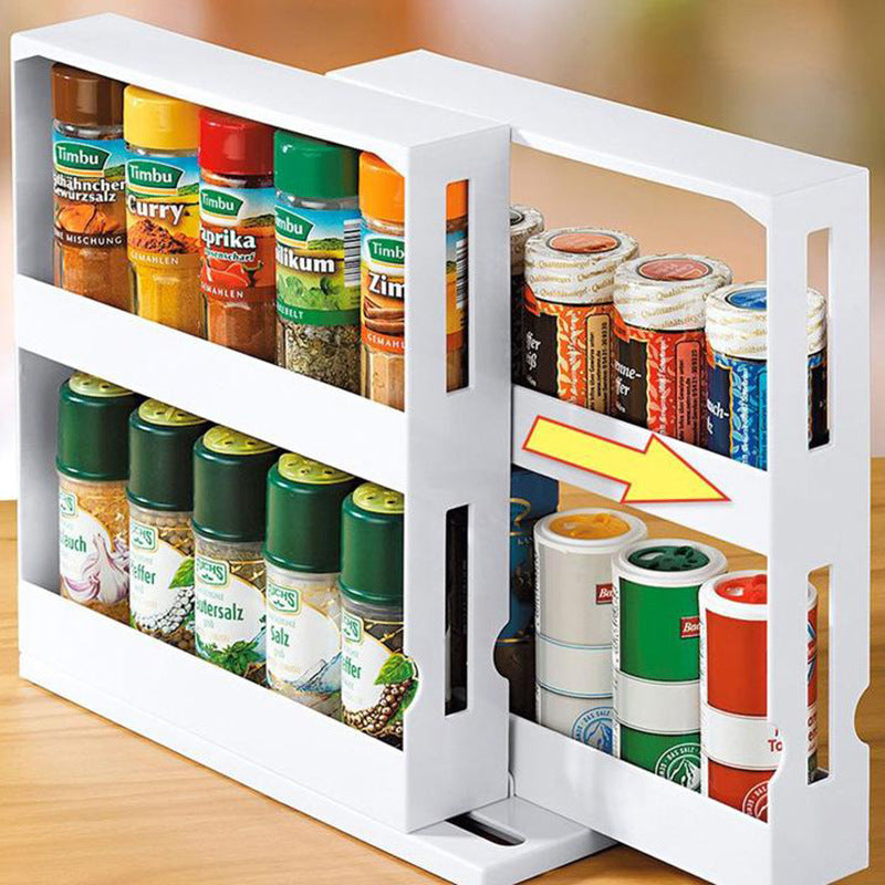 Boîte de conservation alimentaire, boîte de rangement d'assaisonnements, porte-épices rotatif