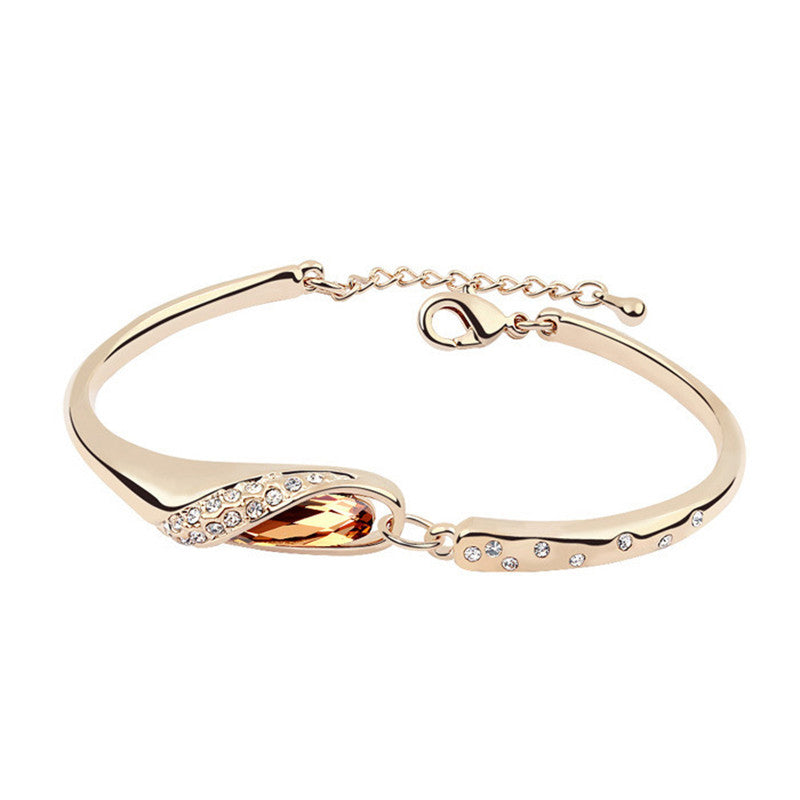 Bracelet en cristal en verre Shijia, chaussures de mode