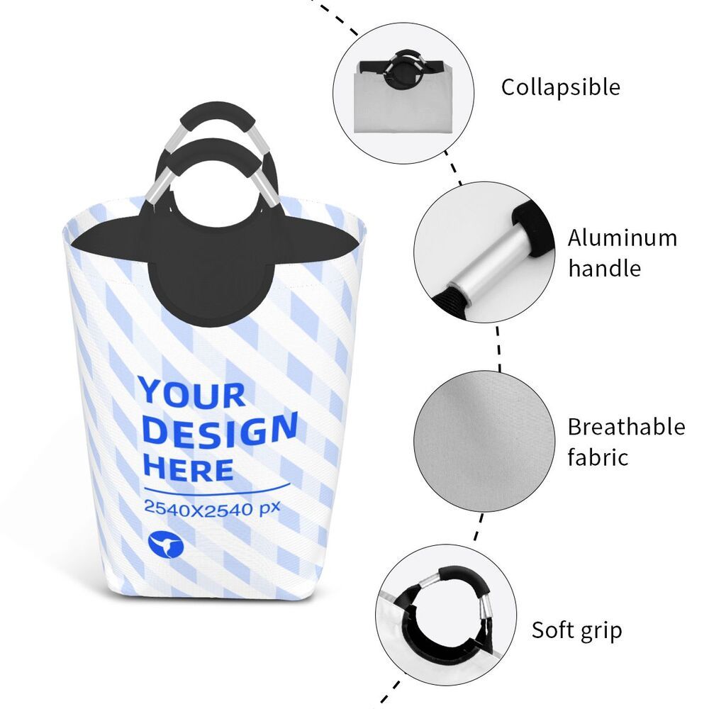 Square Waterproof And Wear-resistant Dirty Clothes Storage Bag