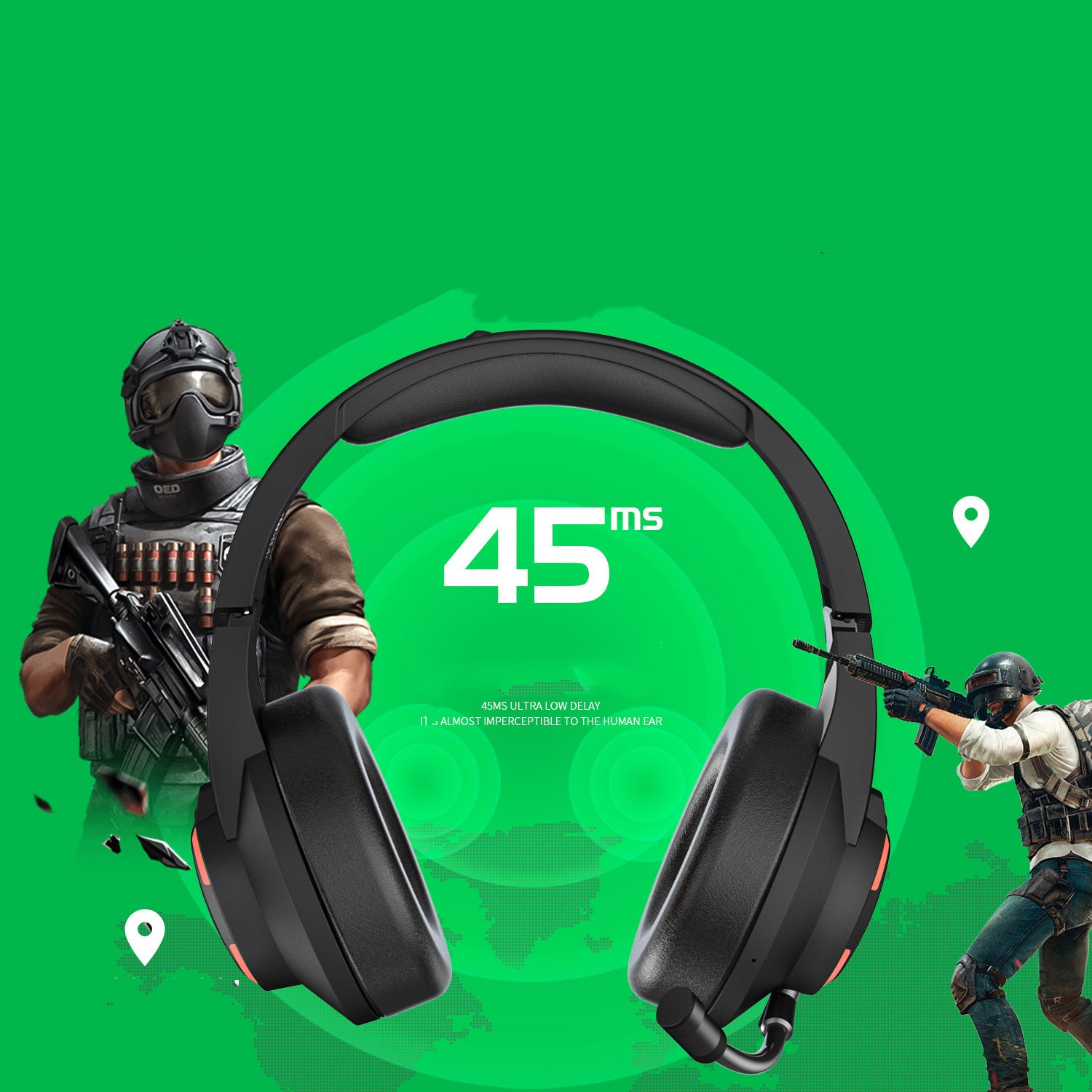 Wireless Bluetooth Subwoofer Sports Gaming Headset