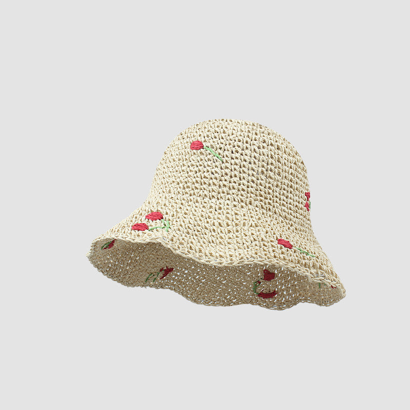 Rainbow Summer Sunscreen Sun Hat Seaside Beach