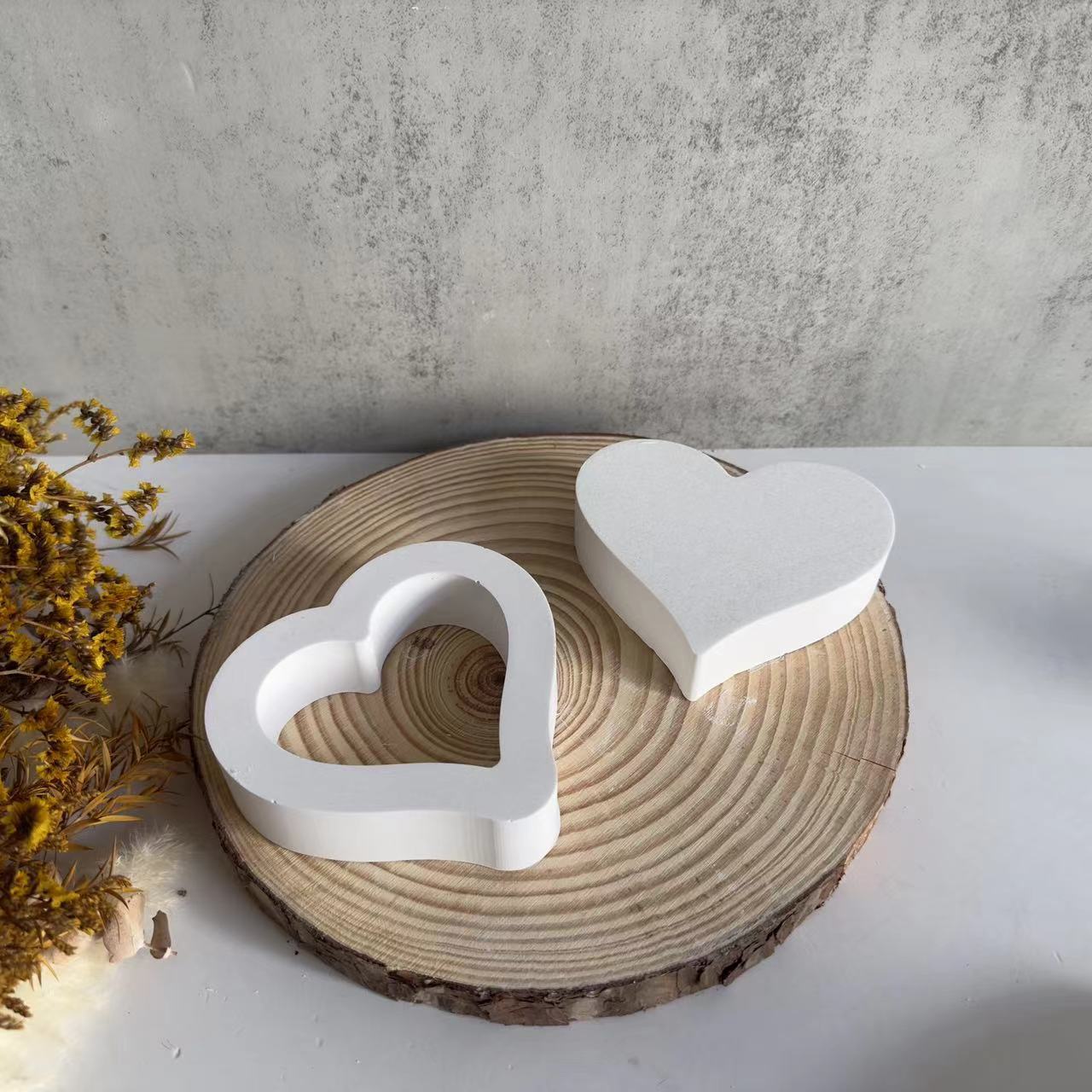Moule en silicone cœur creux Saint-Valentin