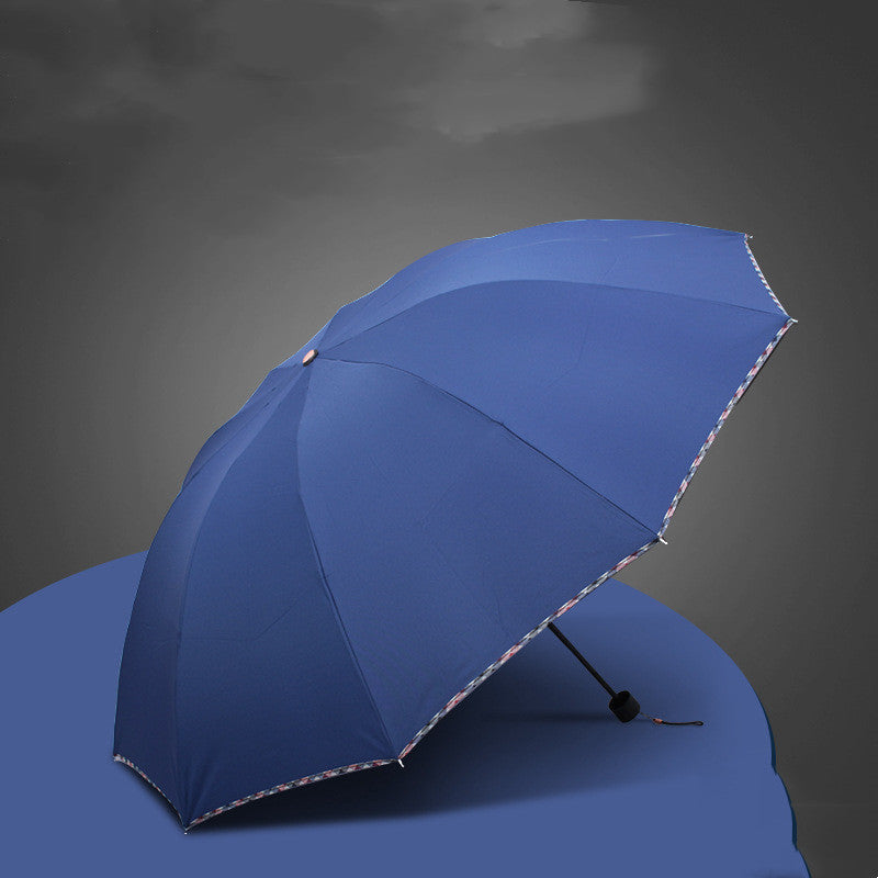 Plus Ten Bone Black Glue Sunscreen Umbrella