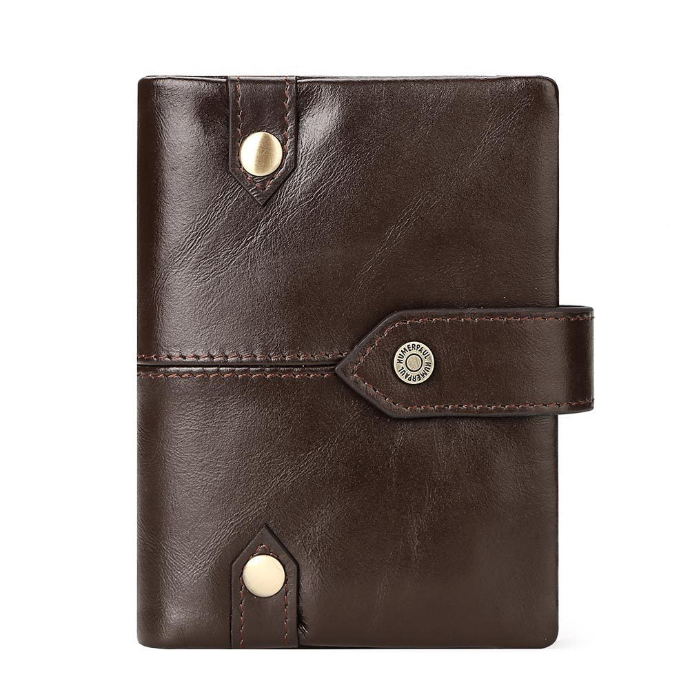 Portefeuille en cuir à la mode pour hommes et femmes