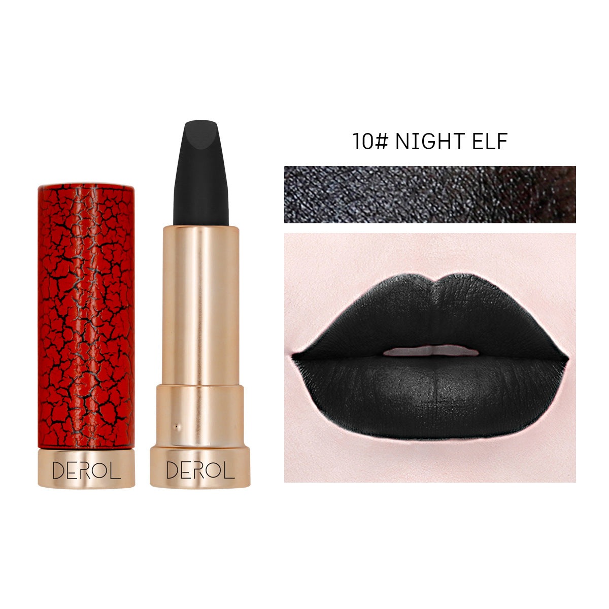 Rouge à Lèvres Mat Velouté Maquillage Imperméable et Hydratant