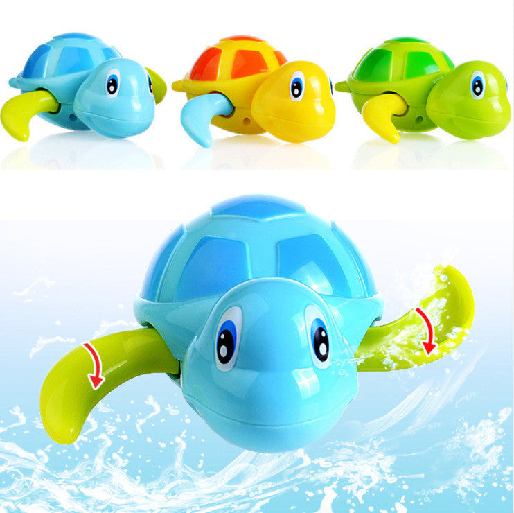 Jouets de bain pour bébé tortue, baignade de bébé dans l'eau