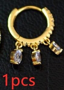 Boucles d'oreilles en métal de style européen et américain