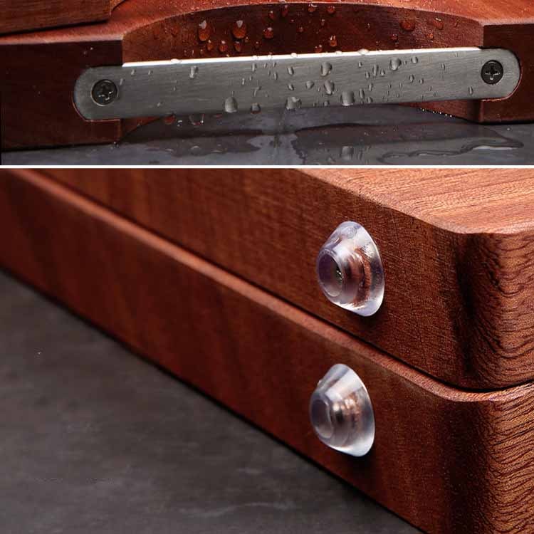 Planche à découper antibactérienne simple en ébène pour la maison