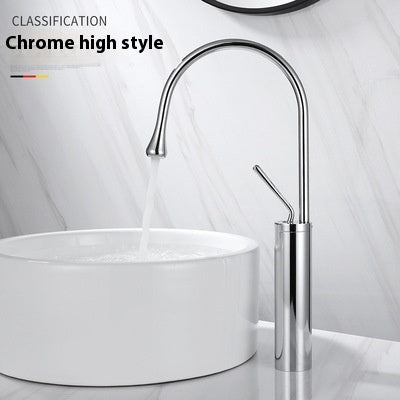 Bathroom Cabinet Rotating Table Hot And Cold Basin Faucet