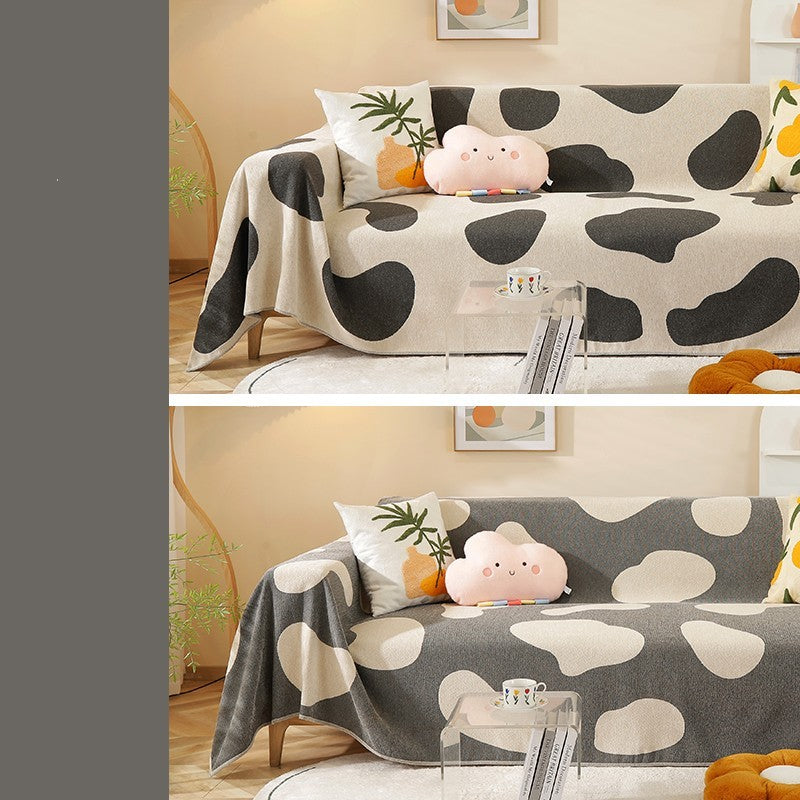 Net Celebrity Simple Sand Hair Towel Anti Cat Scratch Sofa Cover Cover Universal All-inclusive