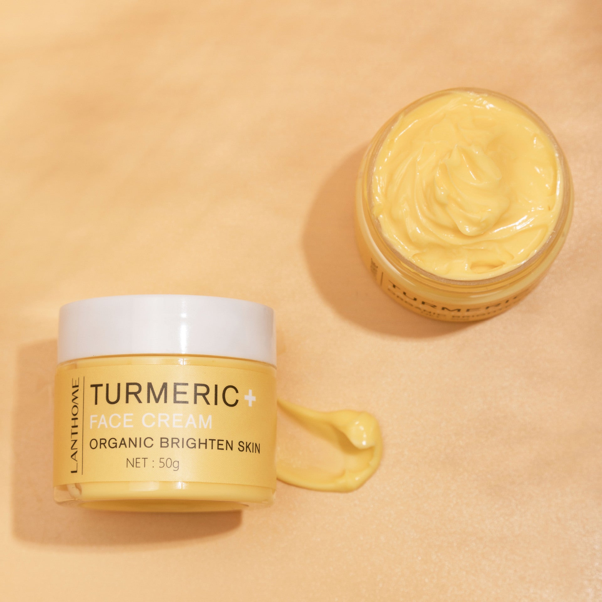 Ensemble de soins de la peau à l'huile essentielle de curcuma pour femmes