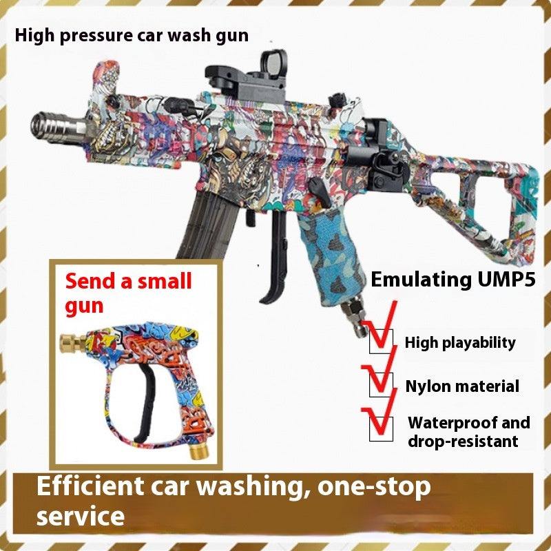 Internet Celebrity Simulation Car Wash High Pressure Water Gun UMP45 Universal For Merchants