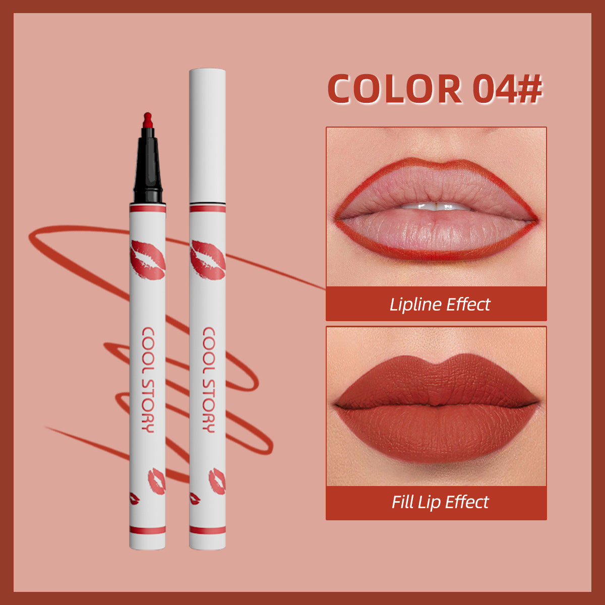 No Stain On Cup Lip Liner Matte Liquid