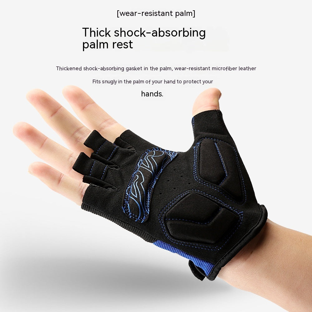 Gants de cyclisme mi-doigts d'extérieur pour le sport et le fitness