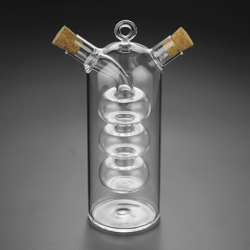Bouteille d'assaisonnement de cuisine en verre étanche