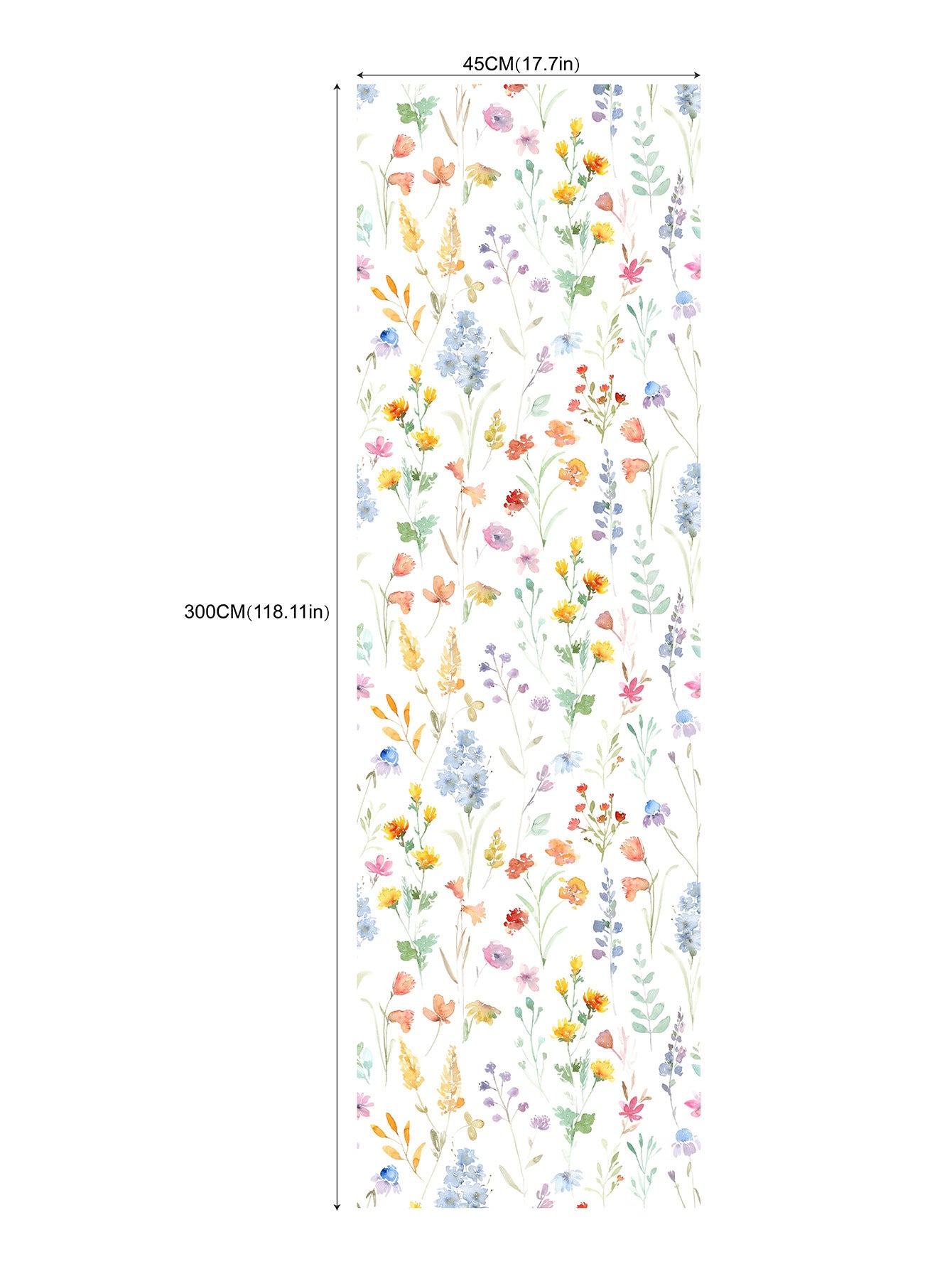 Children's Watercolor Wild Flower Decorative Wallpaper
