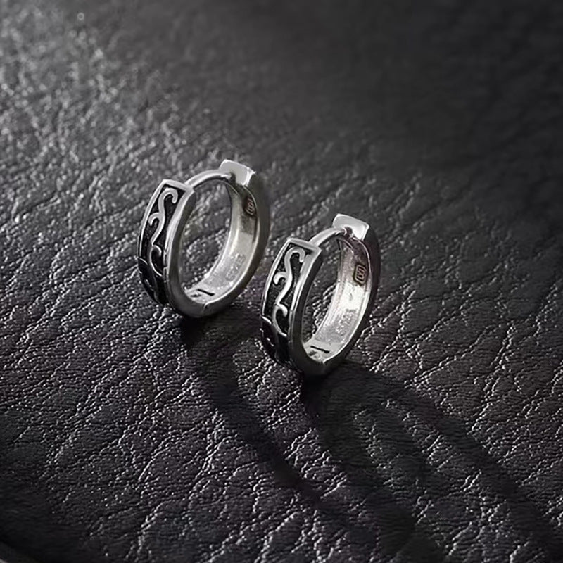 West Coast Earrings Men's Hip Hop Simple
