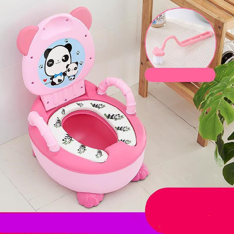 Male Baby Sits On A Toilet Special For Children''s Artifact
